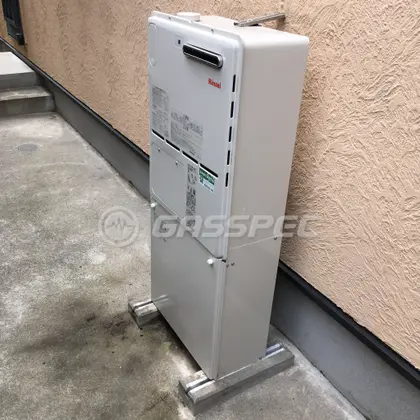 施工後の暖房熱源機（リンナイ RH-101W2-6(A)）