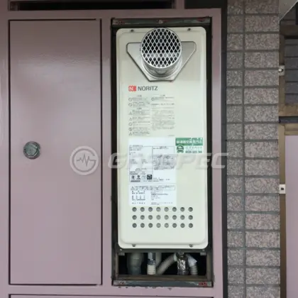 施工後の給湯器（ノーリツ GT-1653SAWX-T-2 BL）