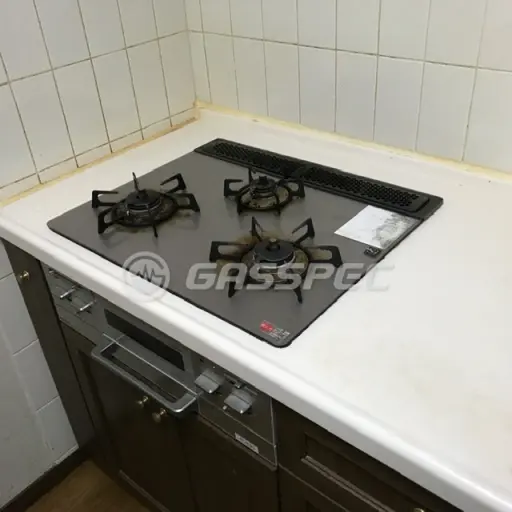 交換前のビルトインガスコンロ（リンナイ RS38W7G10R）