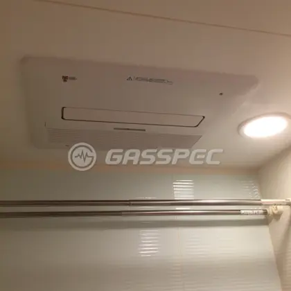 施工後の浴室乾燥機（ノーリツ BDV-4104AUKNC-J3-BL）