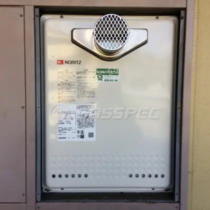 施工後の給湯器（ノーリツ GT-2460SAWX-T BL）