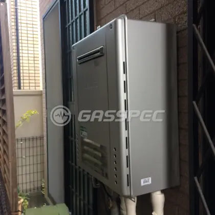 施工後の給湯器（ノーリツ GT-C2462AWX BL）