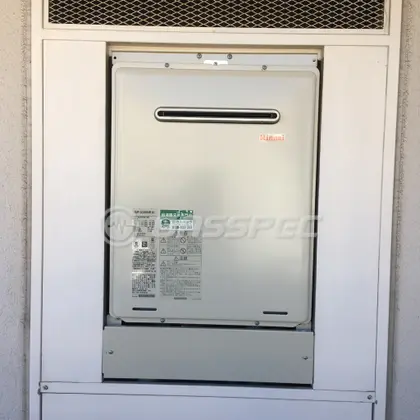 施工後の給湯器（リンナイ RUF-A2405AW(A)）