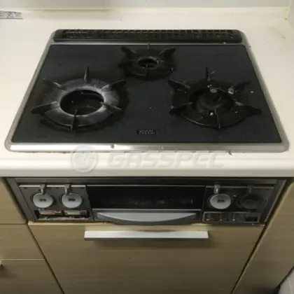 施工前のビルトインガスコンロ