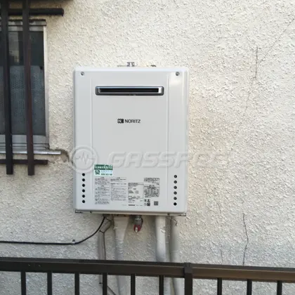 施工後の給湯器（ノーリツ GT-2060SAWX-1 BL）