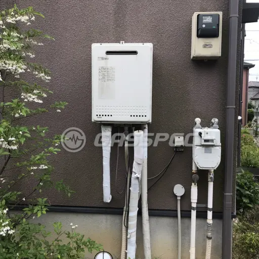 交換前の給湯器