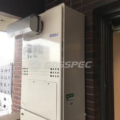 施工後の暖房熱源機（リンナイ GTH-C2450AW3H-1 BL）