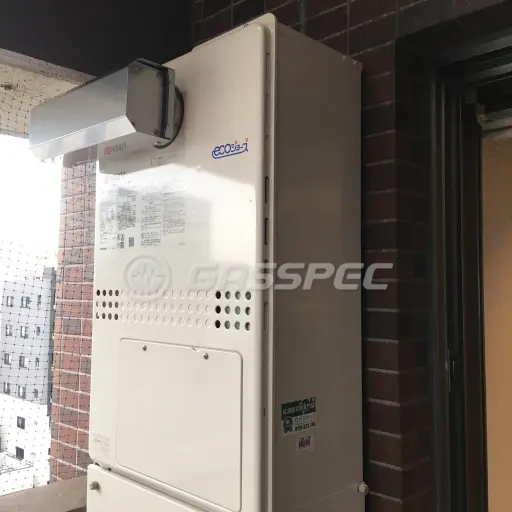 交換後の暖房熱源機（リンナイ GTH-C2450AW3H-1 BL）