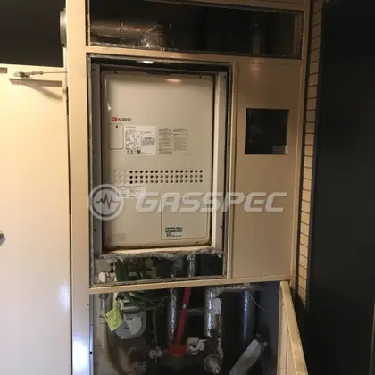 施工後の暖房熱源機（ノーリツ GTH-2444AWX3H-H-1 BL）