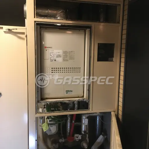交換後の暖房熱源機（ノーリツ GTH-2444AWX3H-H-1 BL）
