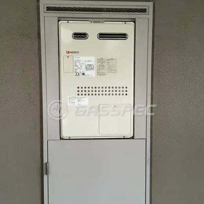 施工後の暖房熱源機（ノーリツ GTH-1644AWX-1 BL）