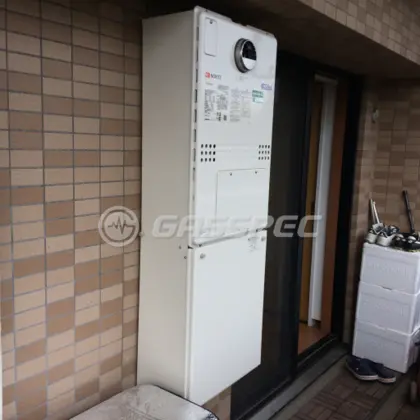 施工後の暖房熱源機（ノーリツ GTH-C2450AW3H-1 BL）