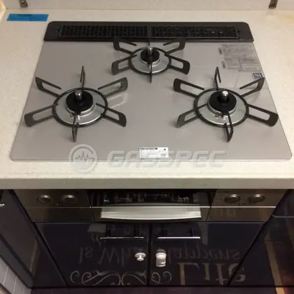 施工後のビルトインガスコンロ（リンナイ RHS31W23L7RSTW）
