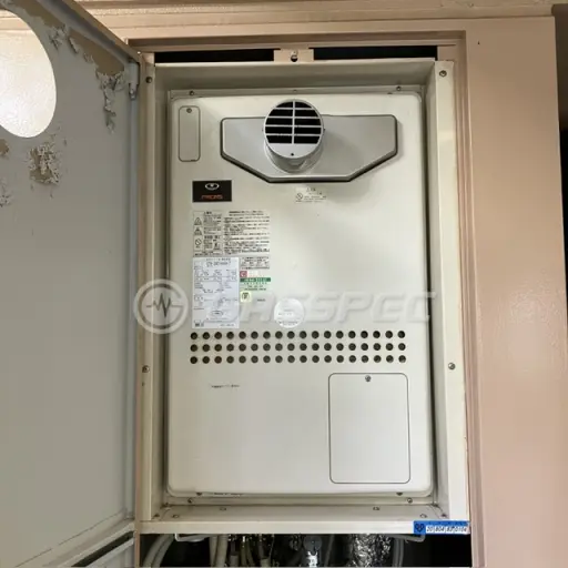 交換前の給湯器（ノーリツ GTH-2401AWXH-T）