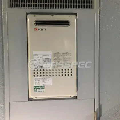 施工後の給湯器（ノーリツ GQ-2027AWX-DX BL）