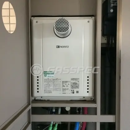 施工後の給湯器（ノーリツ GT-2460SAWX-T-1 BL）