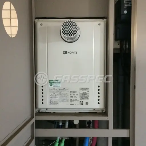 交換後の給湯器（ノーリツ GT-2460SAWX-T-1 BL）
