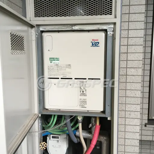 交換後の暖房熱源機（リンナイ RVD-A2400AU2-3(A)）