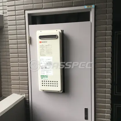 施工後の給湯器（ノーリツ GT-1653SAWX-2 BL）