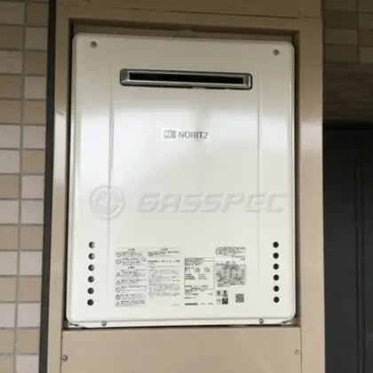施工後の給湯器（ノーリツ GT-2460SAWX-1 BL）