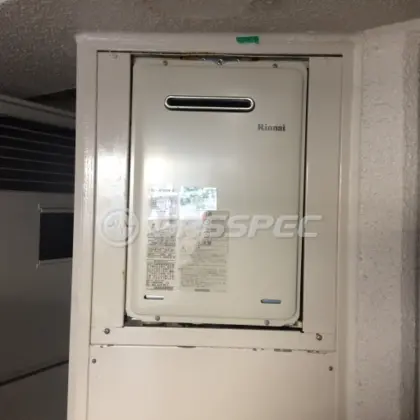 施工後の給湯器（リンナイ RUX-A1616W-E）