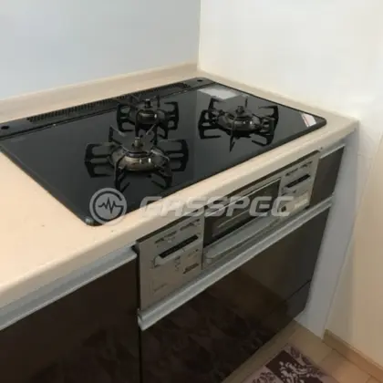 施工前のビルトインガスコンロ（RB71AM2B1R）