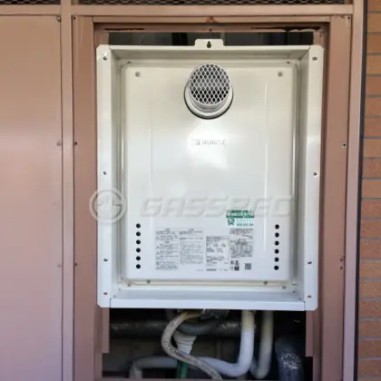 施工後の給湯器（ノーリツ GT-2460SAWX-T BL）