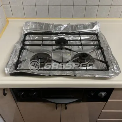 施工前のビルトインガスコンロ（GCU60-3HB）