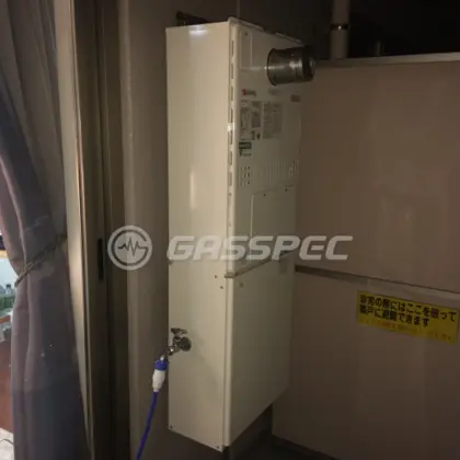施工後の暖房熱源機（ノーリツ GTH-C2450AW3H-T-1 BL）