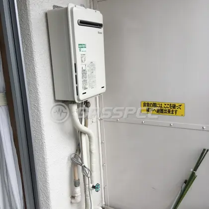 施工後の給湯器（リンナイ RUX-A2406W-E）