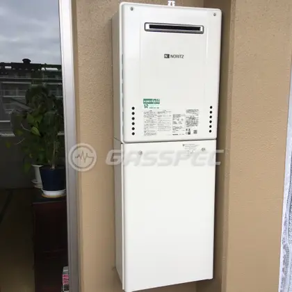 施工後の給湯器（ノーリツ GT-2460AWX-1 BL）