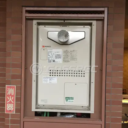 施工後の暖房熱源機（ノーリツ GTH-2444AWX3H-T-1 BL）