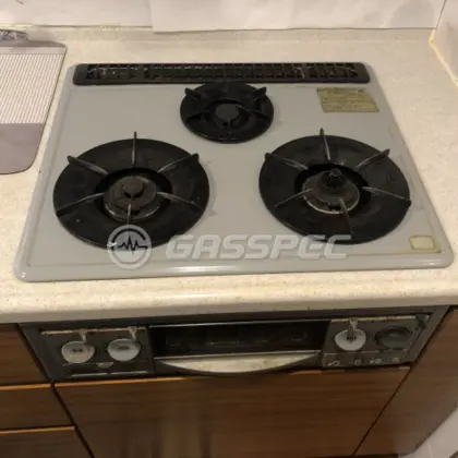 施工前のビルトインガスコンロ（RBG-31A7R）