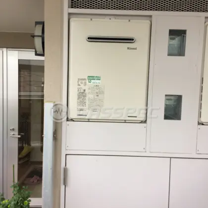 施工後の給湯器（リンナイ RUF-A2405SAW(B)）