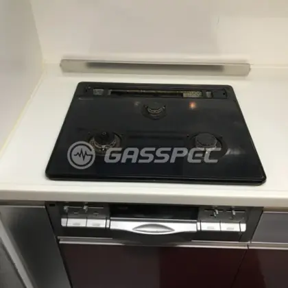 施工前のビルトインガスコンロ（S48EG1）