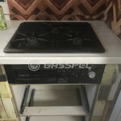 施工前のビルトインガスコンロ（QG1MH17F1A）