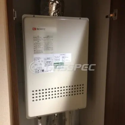 施工後の給湯器（ノーリツ GT-1651AWX-FFA-2 BL）