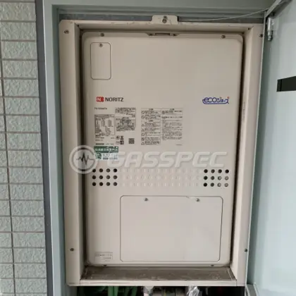 施工後の給湯器（ノーリツ GTH-CV2450AW3H-H-1 BL）