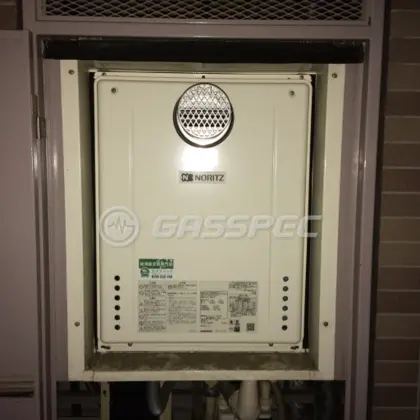 施工後の給湯器（ノーリツ GT-2060SAWX-T-1 BL）