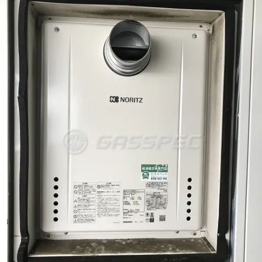交換後の給湯器（ノーリツ GT-2460AWX-T-1 BL）