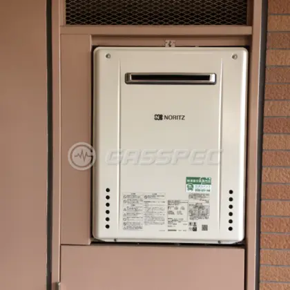 施工後の給湯器（ノーリツ GT-2460AWX-1 BL）