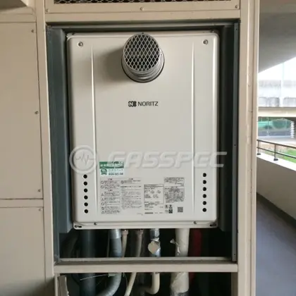 施工後の給湯器（ノーリツ GT-2460SAWX-T-1 BL）
