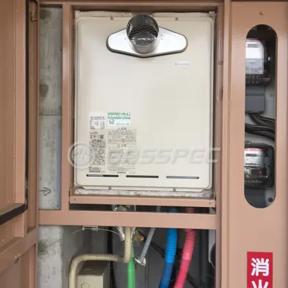 施工後の給湯器（リンナイ RUF-A2005SAT(B)）