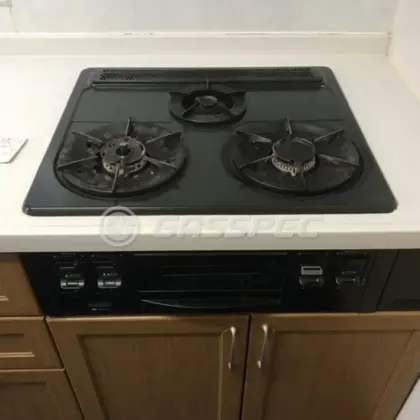 施工前のビルトインガスコンロ（DG3296NQ1U）