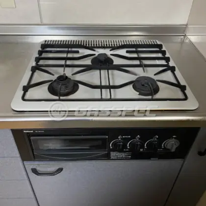 施工前のビルトインガスコンロ（GE-MH15G）