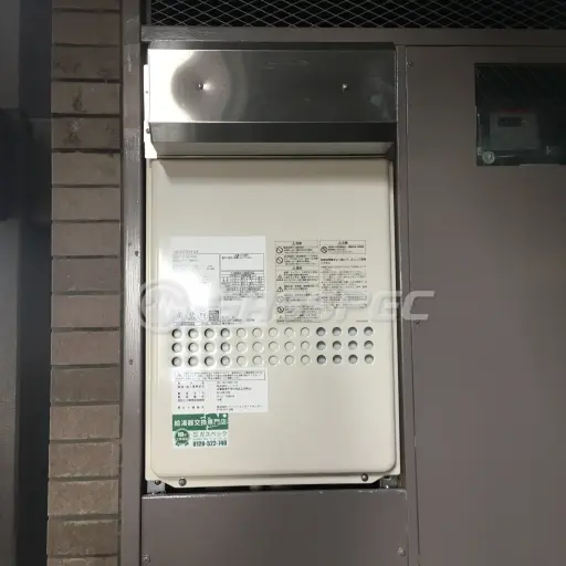交換後の給湯器（ノーリツ GQ-2427AWX-DX BL）