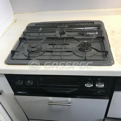 施工前のビルトインガスコンロ（PKD-351）