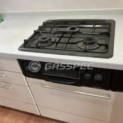 施工前のビルトインガスコンロ（PKD-351）