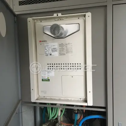 施工後の暖房熱源機（ノーリツ GTH-2444SAWX3H-T-1 BL）