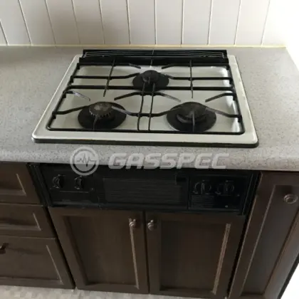 施工前のビルトインガスコンロ（DG3001）